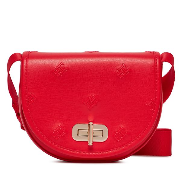 Tommy Hilfiger Ročna torba Tommy Hilfiger Monogram Turnlock AW0AW15809 Rdeča