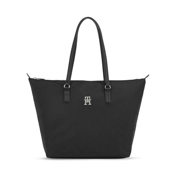 Tommy Hilfiger Ročna torba Tommy Hilfiger Poppy Th Tote AW0AW15639 Black BDS