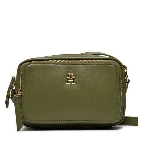 Tommy Hilfiger Ročna torba Tommy Hilfiger Soft Utility Camera Bag Pu AW0AW16709 Khaki