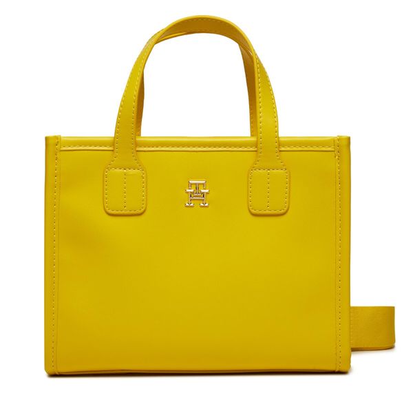 Tommy Hilfiger Ročna torba Tommy Hilfiger Th City Small Tote AW0AW15691 Valley Yellow ZH3