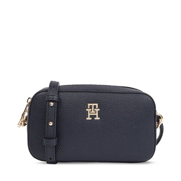 Tommy Hilfiger Ročna torba Tommy Hilfiger Th Emblem Camera Bag AW0AW15179 Space Blue DW6