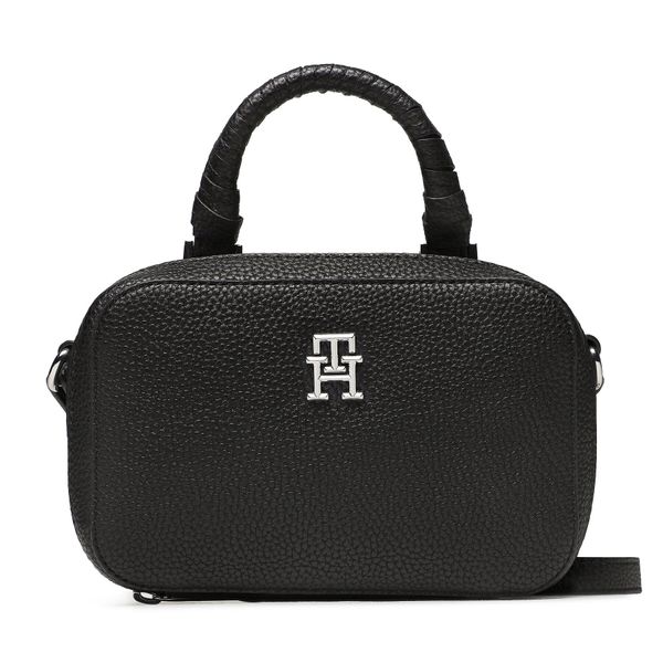 Tommy Hilfiger Ročna torba Tommy Hilfiger Th Emlem Trunk AW0AW14880 Črna