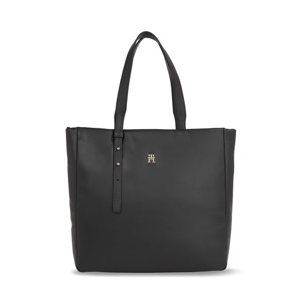 Tommy Hilfiger Ročna torba Tommy Hilfiger Th Soft Tote AW0AW15527 Črna