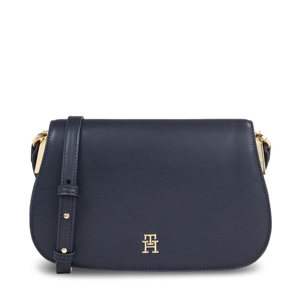 Tommy Hilfiger Ročna torba Tommy Hilfiger Th Spring Chic Flap Crossover AW0AW15974 Space Blue DW6