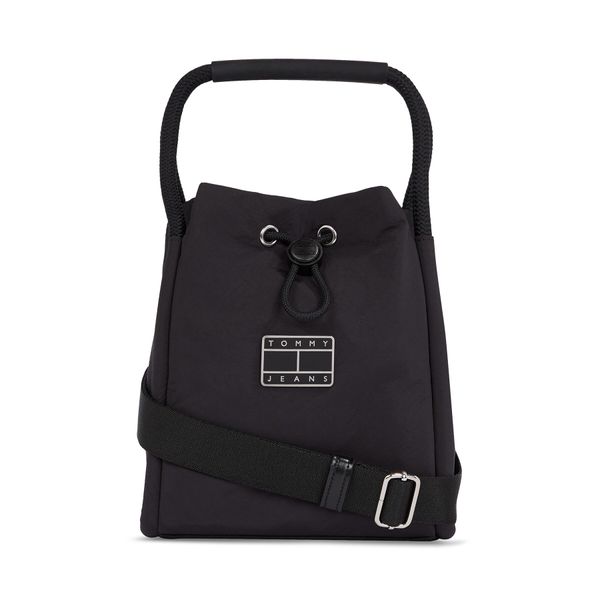 Tommy Jeans Ročna torba Tommy Jeans Tjw Summer Festival Bucket Bag AW0AW14963 Črna