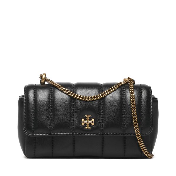 Tory Burch Ročna torba Tory Burch Kira Mini Flap 142567 Črna