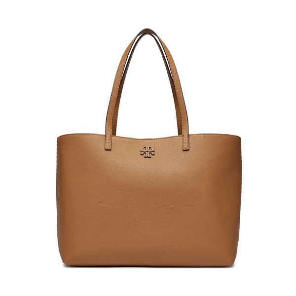 Tory Burch Ročna torba Tory Burch Mcgraw Tote 152221 Rjava