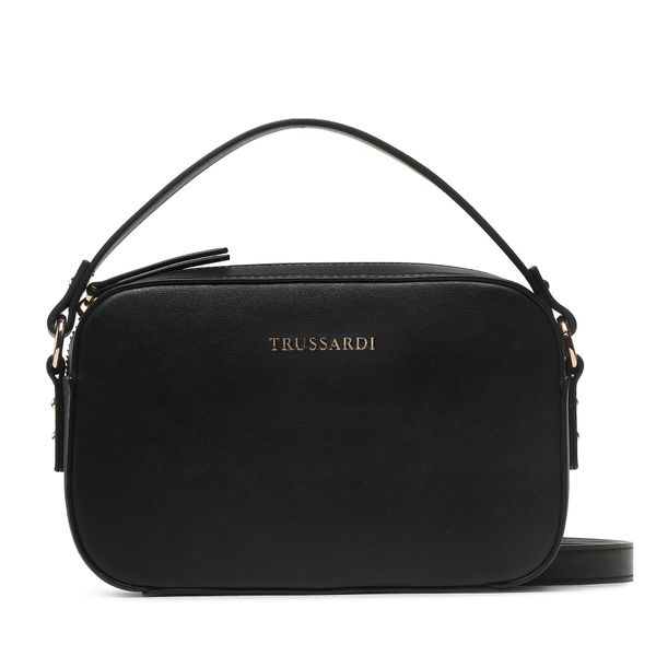 Trussardi Ročna torba Trussardi Lisbona Camera Bag 75B01533 Črna