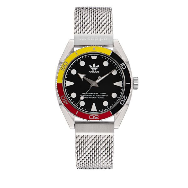 adidas Originals Ročna ura adidas Originals Fashion Edition Two AOFH22502 Srebrna