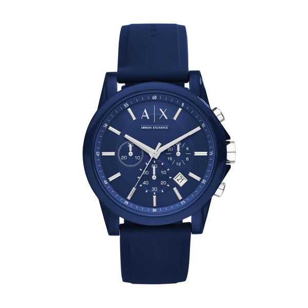 Armani Exchange Ročna ura Armani Exchange AX1327 Mornarsko modra