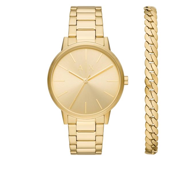 Armani Exchange Ročna ura Armani Exchange AX7144SET Gold