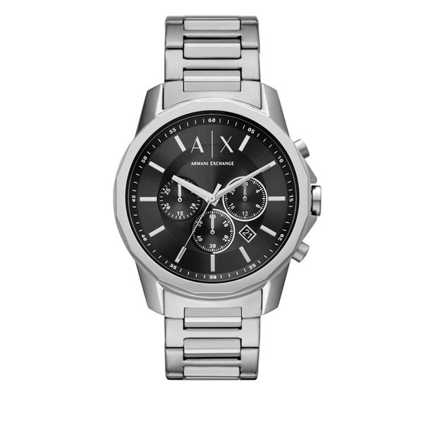 Armani Exchange Ročna ura Armani Exchange Banks AX1720 Srebrna