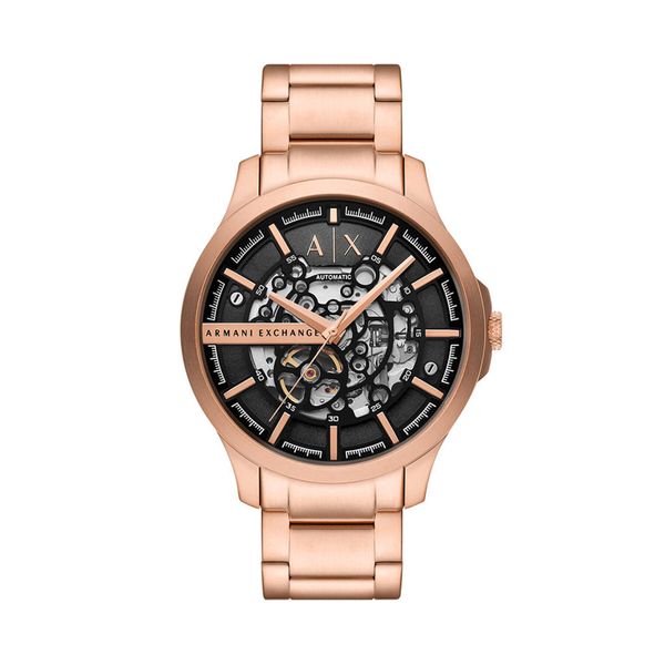 Armani Exchange Ročna ura Armani Exchange Hampton Automatic AX2456 Zlata