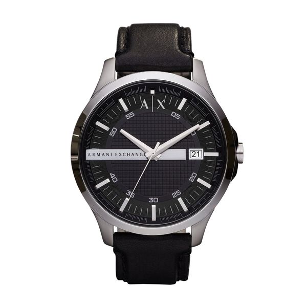 Armani Exchange Ročna ura Armani Exchange Hampton AX2101 Črna