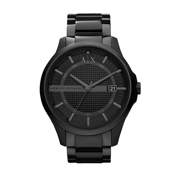 Armani Exchange Ročna ura Armani Exchange Hampton AX2104 Črna