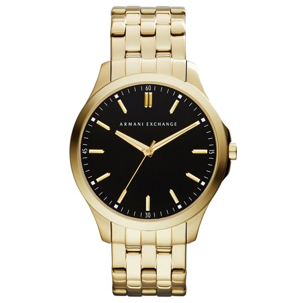 Armani Exchange Ročna ura Armani Exchange Hampton AX2145 Gold/Gold