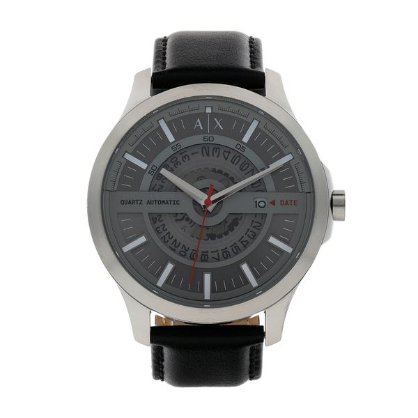 Armani Exchange Ročna ura Armani Exchange Hampton AX2445 Black/Silver