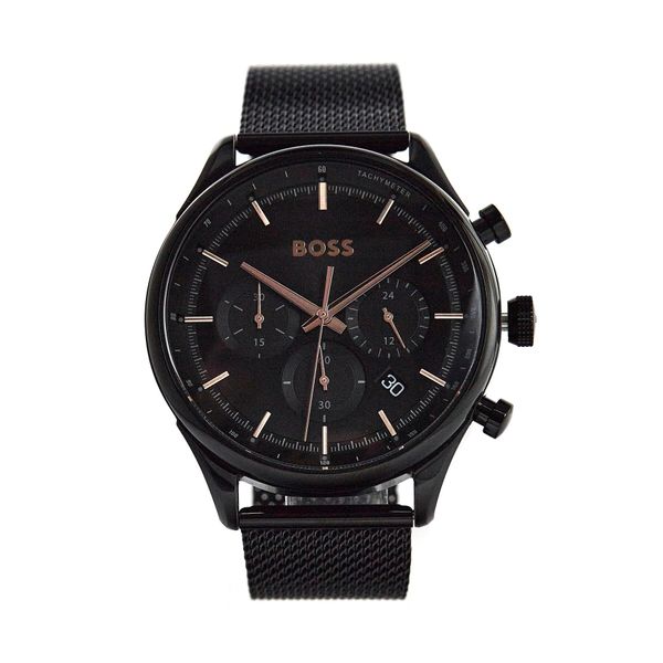 Boss Ročna ura Boss Gregor 1514065 Black