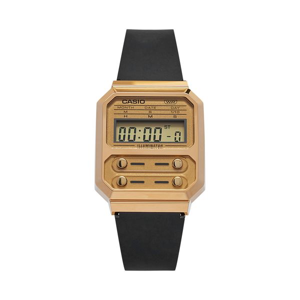 Casio Ročna ura Casio A100WEFG-9AEF Zlata