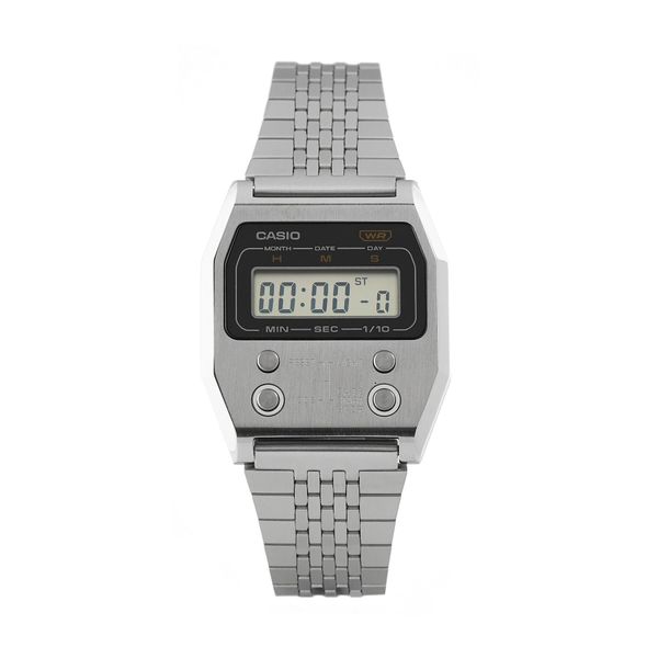 Casio Ročna ura Casio A1100D-1EF Srebrna