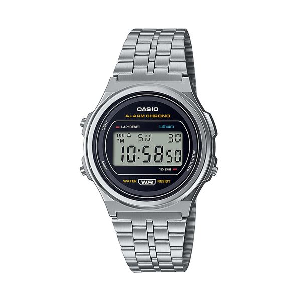 Casio Ročna ura Casio A171WE-1AEF Srebrna