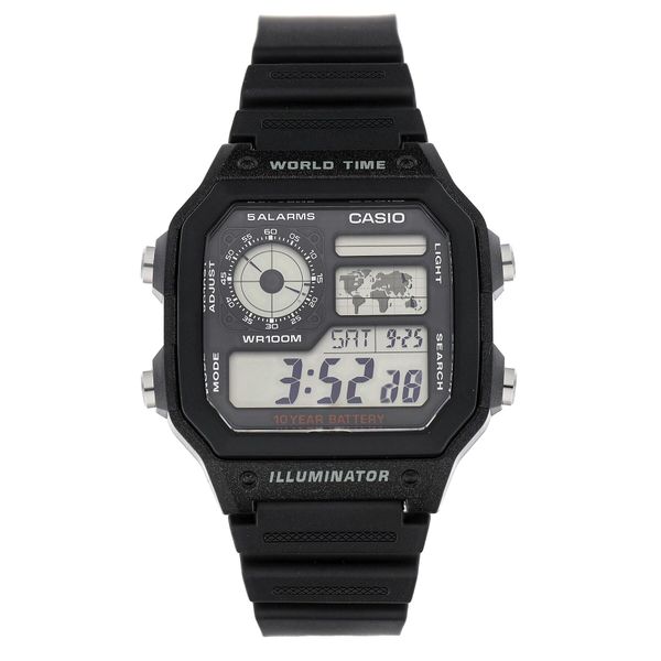 Casio Ročna ura Casio AE-1200WH-1AVEF Črna