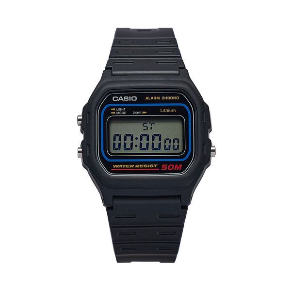 Casio Ročna ura Casio Classic W-59-1VQEF Črna