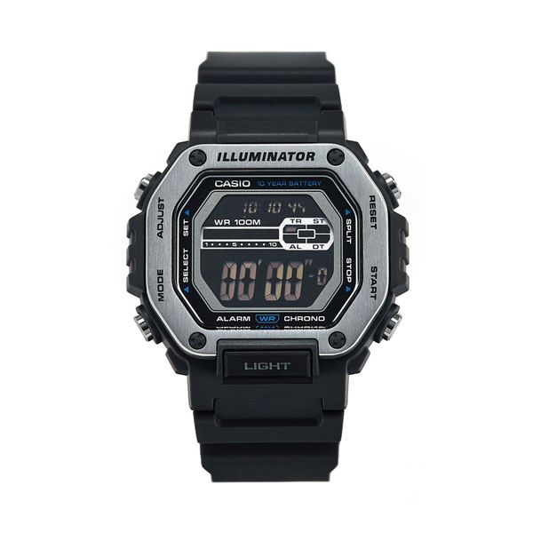 Casio Ročna ura Casio Digital MWD-110H-8BVEF Siva