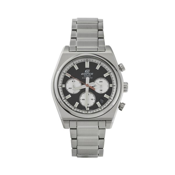 Casio Ročna ura Casio Edifice Casio Sapphire Chronograph EFB-730D-1AVUEF Srebrna