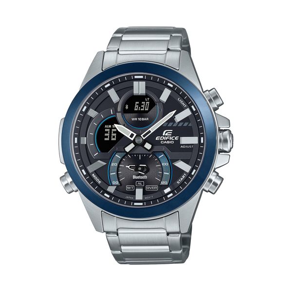 Casio Ročna ura Casio Edifice ECB-30DB-1AEF Srebrna