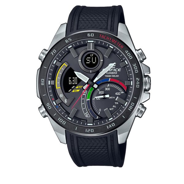 Casio Ročna ura Casio Edifice Racing ECB-900MP-1AEF Črna