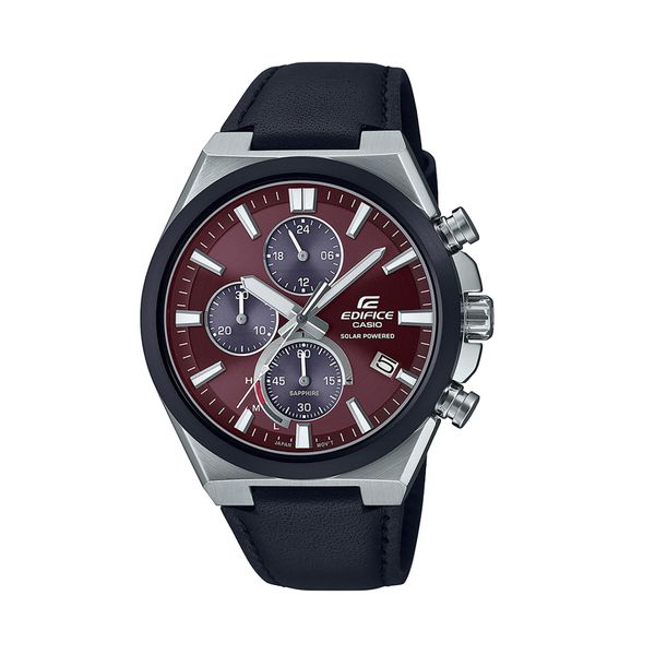 Casio Ročna ura Casio Edifice Solar Powered Chronograph EFS-S630BL-5AVUEF Black