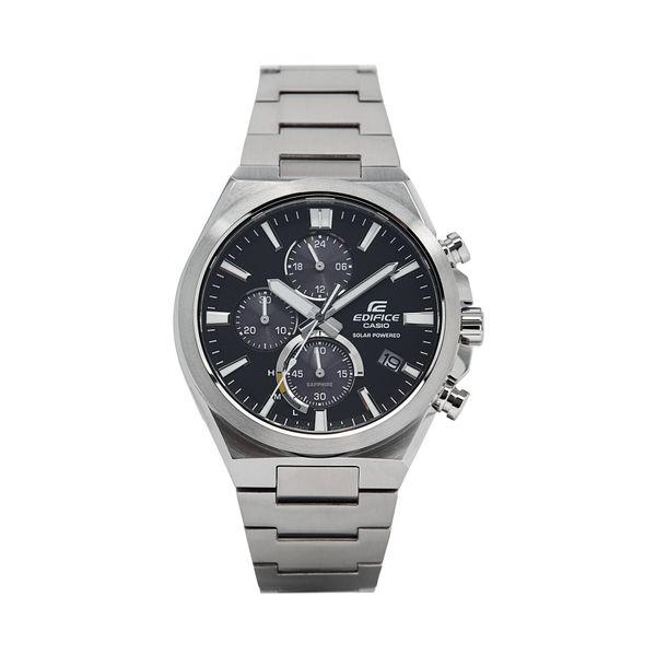 Casio Ročna ura Casio Edifice Solar Powered Chronograph EFS-S630D-1AVUEF Srebrna