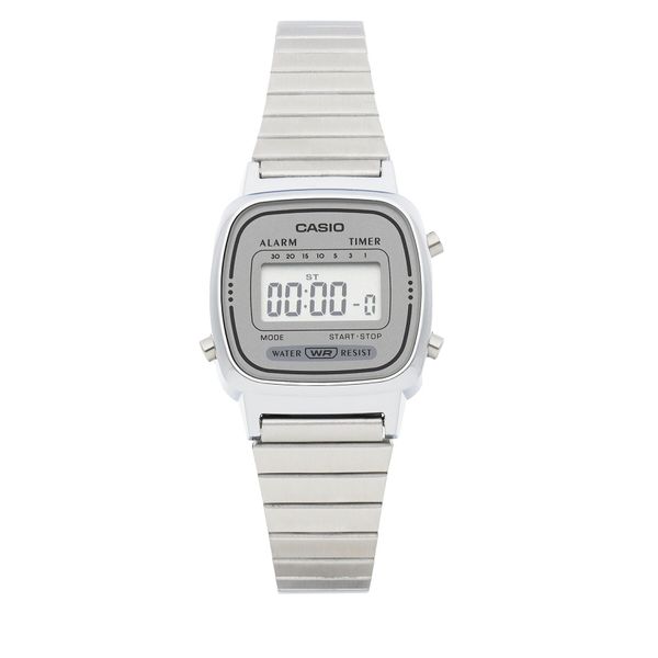 Casio Ročna ura Casio LA670WEA-7EF Srebrna