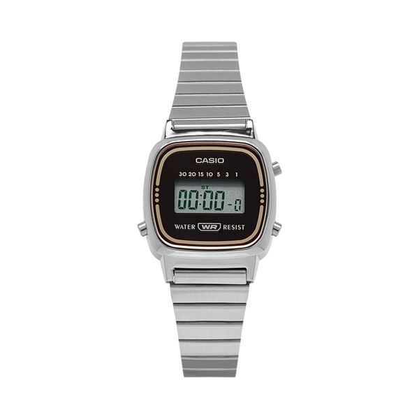 Casio Ročna ura Casio LA670WES-4AEF Srebrna