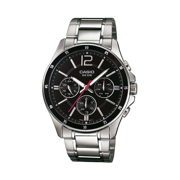 Casio Ročna ura Casio MTP-1374PD-1AVEF Srebrna