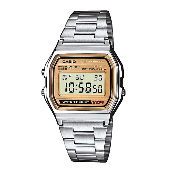 Casio Ročna ura Casio Vintage A158WEA-9EF Srebrna