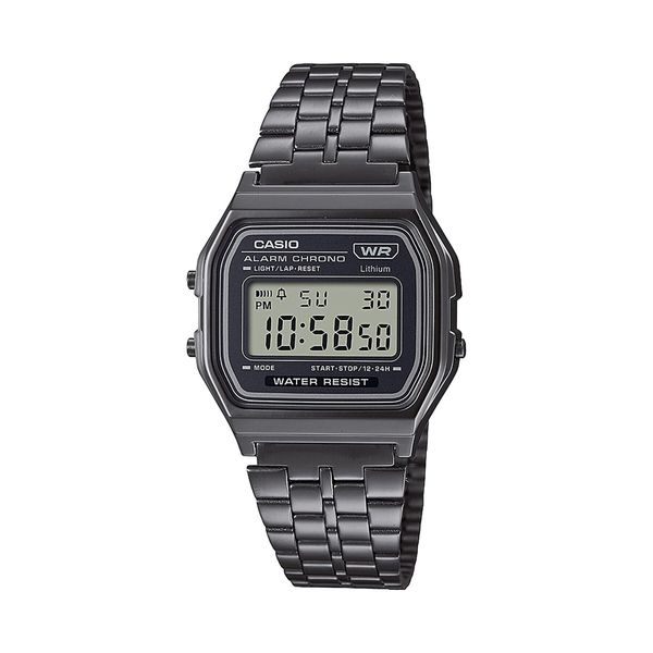 Casio Ročna ura Casio Vintage A158WETB-1AEF Srebrna