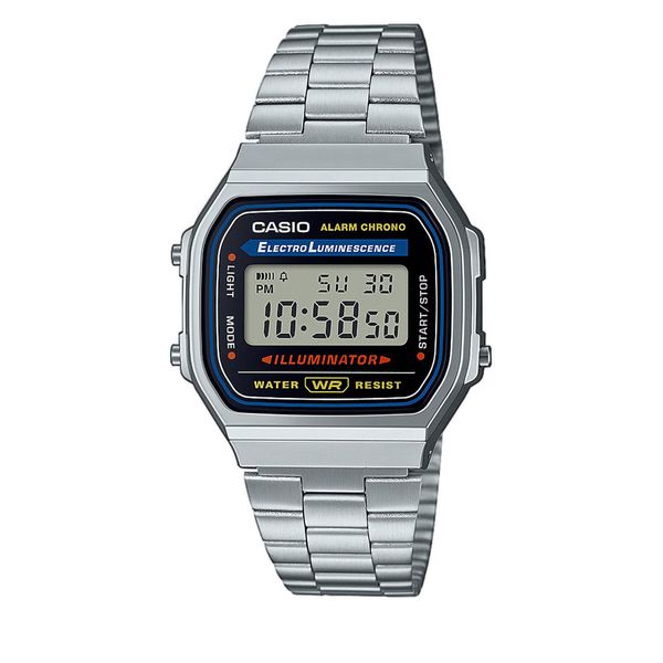 Casio Ročna ura Casio Vintage A168WA-1YES Srebrna