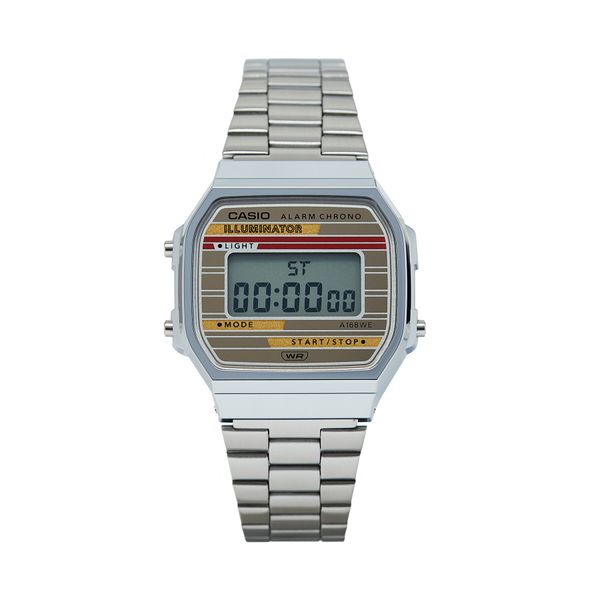 Casio Ročna ura Casio Vintage A168WEHA-9AEF Srebrna