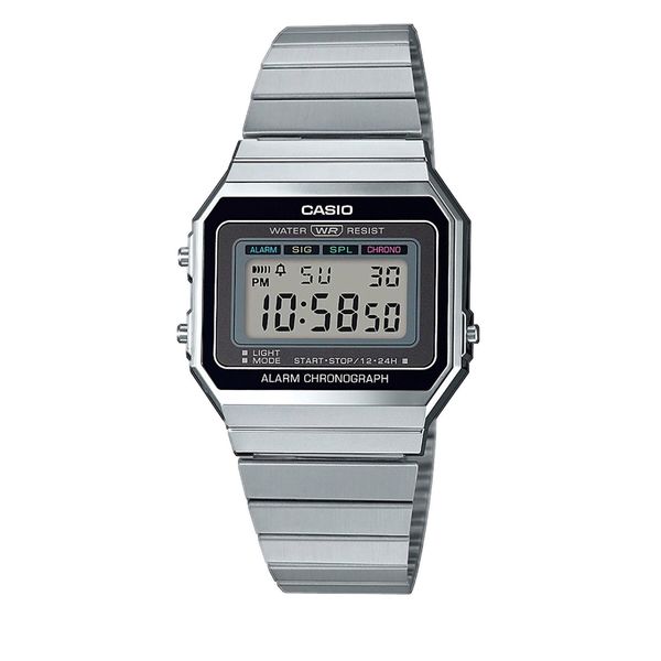 Casio Ročna ura Casio Vintage A700WE-1AEF Srebrna