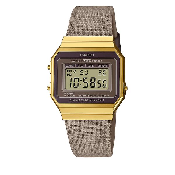 Casio Ročna ura Casio Vintage A700WEGL-5AEF Bež