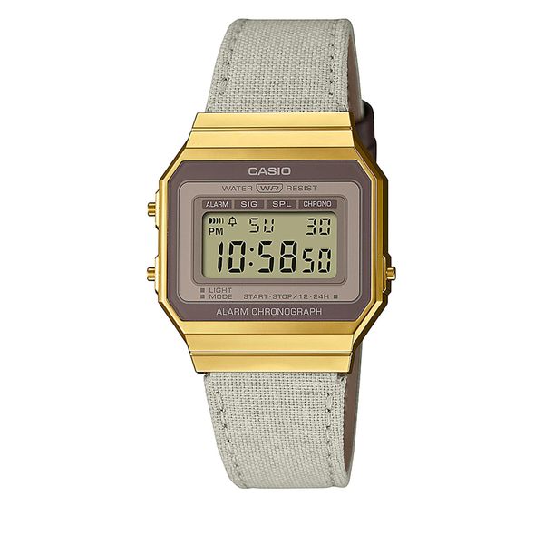 Casio Ročna ura Casio Vintage A700WEGL-7AEF Siva