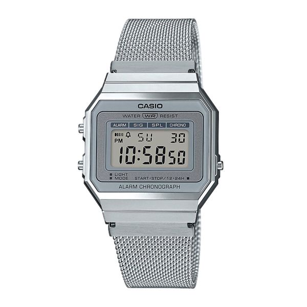 Casio Ročna ura Casio Vintage A700WEM-7AEF Srebrna