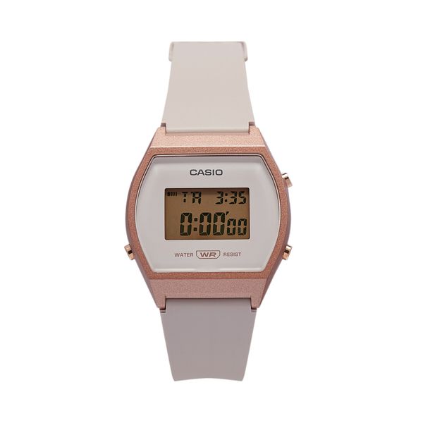 Casio Ročna ura Casio Vintage Digital LW-204-4AEF Bež