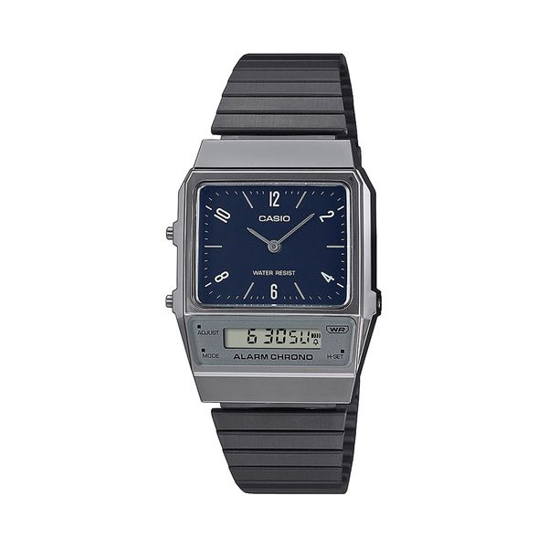 Casio Ročna ura Casio Vintage Edgy AQ-800EB-2AEF Črna