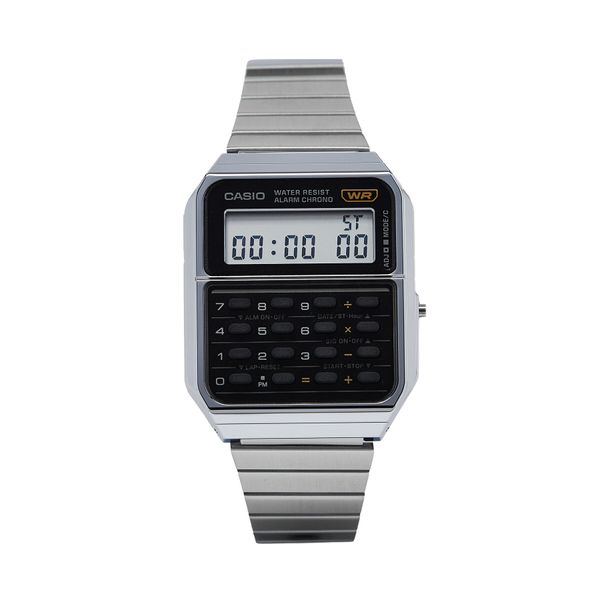 Casio Ročna ura Casio Vintage Edgy CA-500WE-1AEF Srebrna