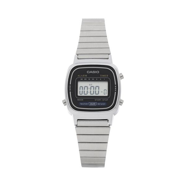 Casio Ročna ura Casio Vintage LA670WEA-1EF Srebrna