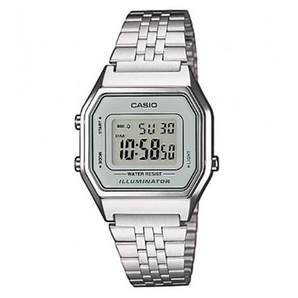 Casio Ročna ura Casio Vintage LA680WEA-7EF Srebrna