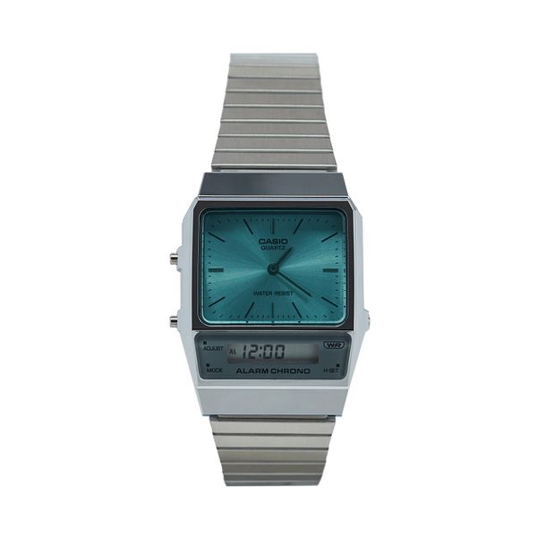 Casio Ročna ura Casio Vintage Maxi AQ-800EC-2AEF Srebrna